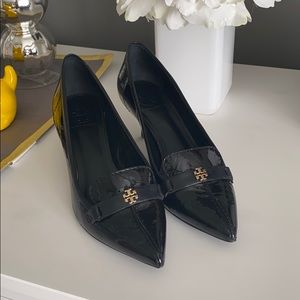 Tory Burch Black Patent Heels